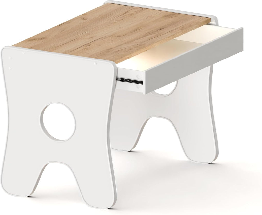 Happy Babies - Kinderschreibtisch-Stuhl-Set, ergonomischer Spieltisch mit geräumiger Schublade - Kin