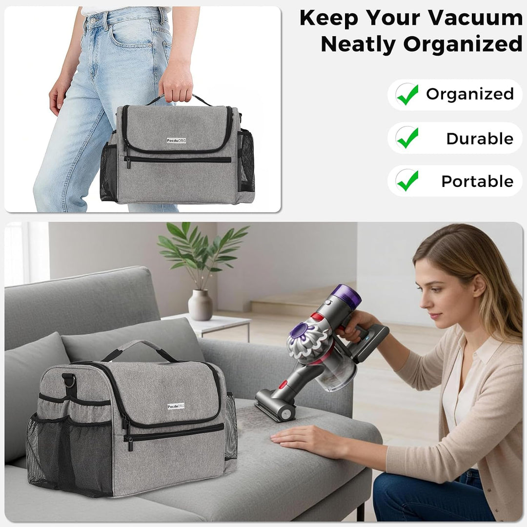Vakuum-Aufbewahrungstasche für Auto und Boot, kompatibel mit Dyson V7 – V15 – Organizer-Tasche für k