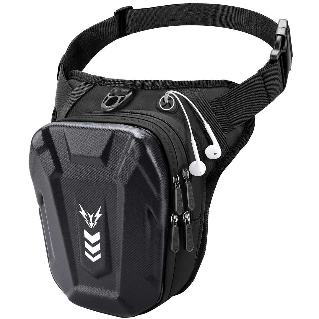 Beintasche Motorrad, Bauchtasche Gürteltasche Herren Damen, [Erweiterter Stauraum] Oberschenkeltasch