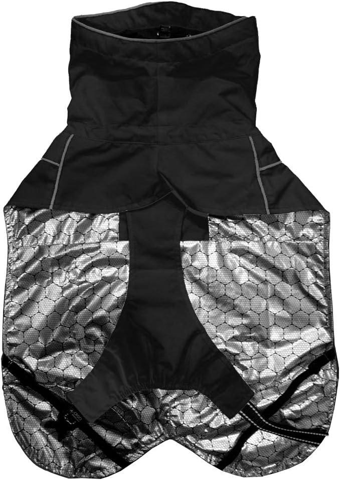 Croci Hiking Hundemantel, wasserdicht, Makalu, temperaturregulierendes Futter, Schwarz, 70 cm Schwar