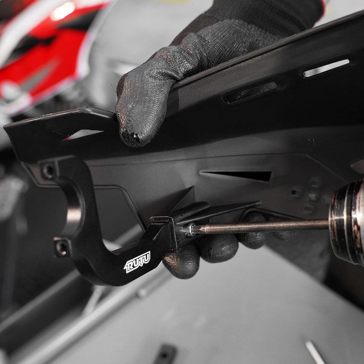 JIAYAN 7/8'' 22mm Dirt Bike Handschützer, Lenker Handschützer Schutz mit CNC Halterung Paar für Moto