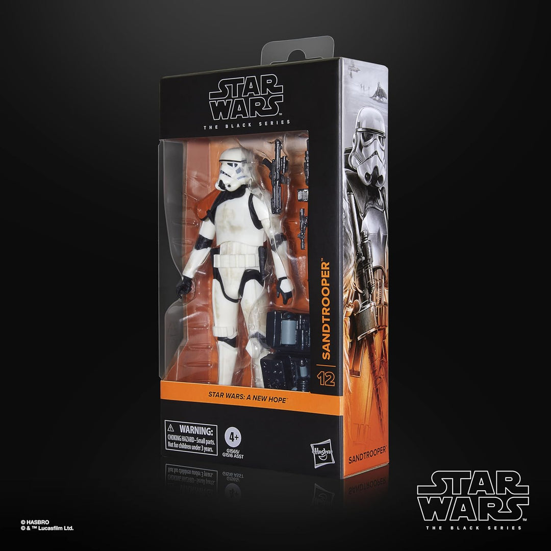 Star Wars The Black Series Sandtrooper, Neue Hoffnung Premium Action-Figur zum Sammeln (15 cm)