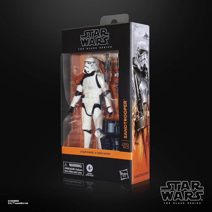 Star Wars The Black Series Sandtrooper, Neue Hoffnung Premium Action-Figur zum Sammeln (15 cm)