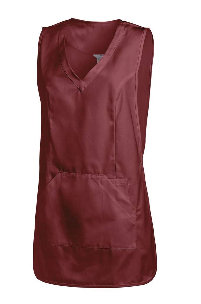 Leiber Ueberwurfschuerze CLEAN DRESS, Wiener Nähte, 215g/m² III Bordeaux, III Bordeaux