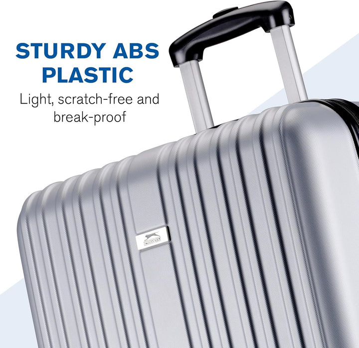 Slazenger Kofferset 2 Teilig/ 3 Teilig - Trolley Handgepack und Reisekoffer Gross - ABS Hartschalenk