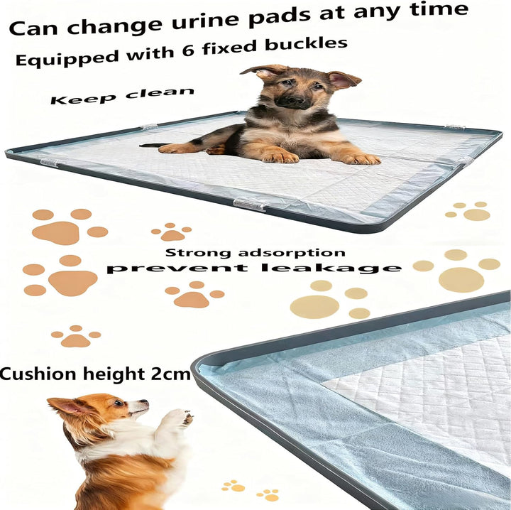 Waschbare Haustier Pads für Hunde und Welpen - Wiederverwendbare Silikon Urinmatte für Puppy, Mehrzw