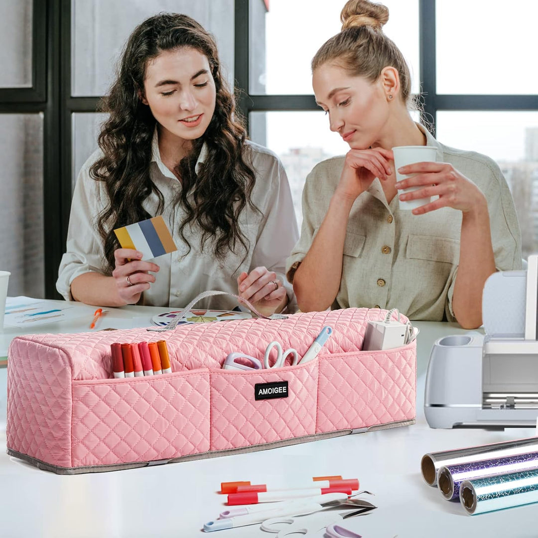 AMOIGEE Gepolsterter Staubschutz, kompatibel mit Cricut Maker, Cricut Maker 3, Explore Air 2, Cricut