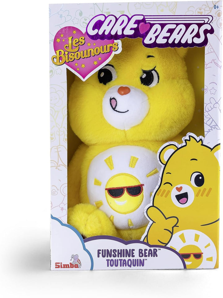 Simba - Glücksbärchi Sonnenscheinbärchi Kuscheltier 35cm – Kuschelweiches Plüschtier – Für Kinder un