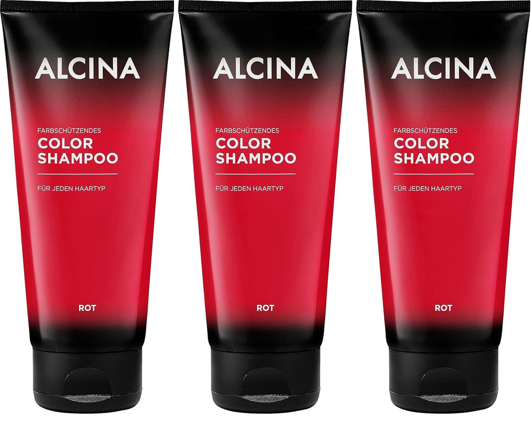 Alcina Color Shampoo rot 3x200ml 200 ml (3er Pack), 200 ml (3er Pack)