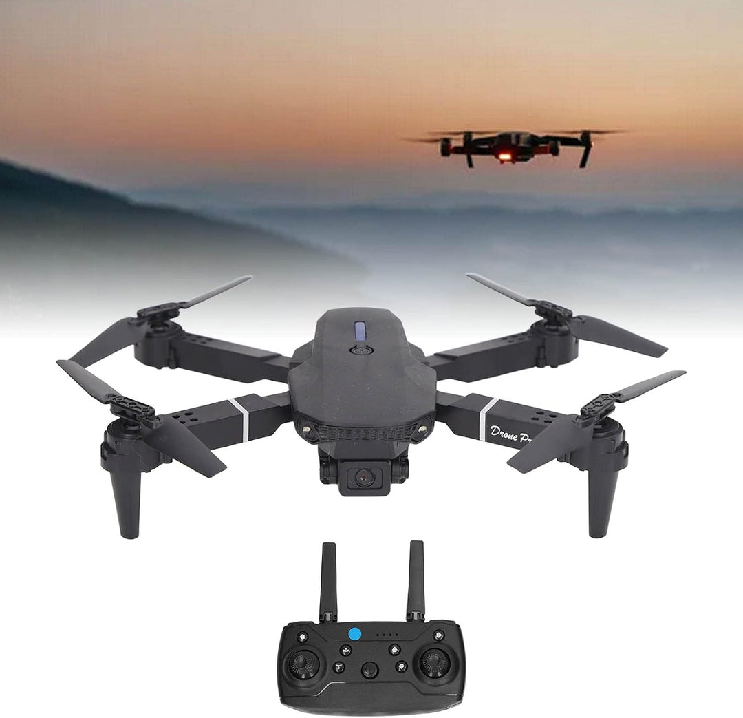 E88 Faltbare Drohnen mit 4K HD FPV Dual-Kamera, Drohne RC Quadcopter-Unterstützung APP-Steuerung, Fl