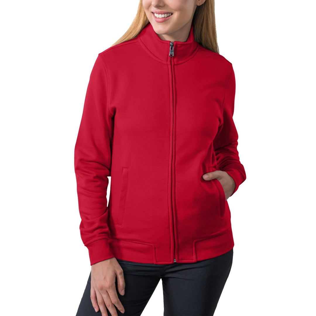 HRM Damen Premium Full-Zip Sweat Jacket I Fair Trade Damen-Sweatjacke, 360 g/m² I Aus 70% Baumwolle