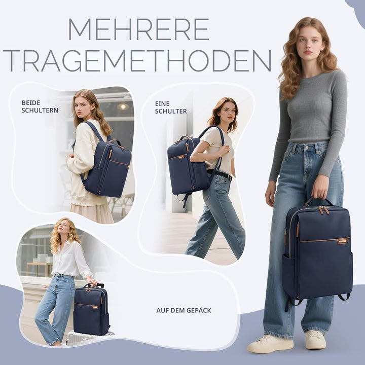 Laptop Rucksack Damen,Gross Anti Diebstahl Arbeitrucksack, Business Backpack, Computerrucksack, Läss