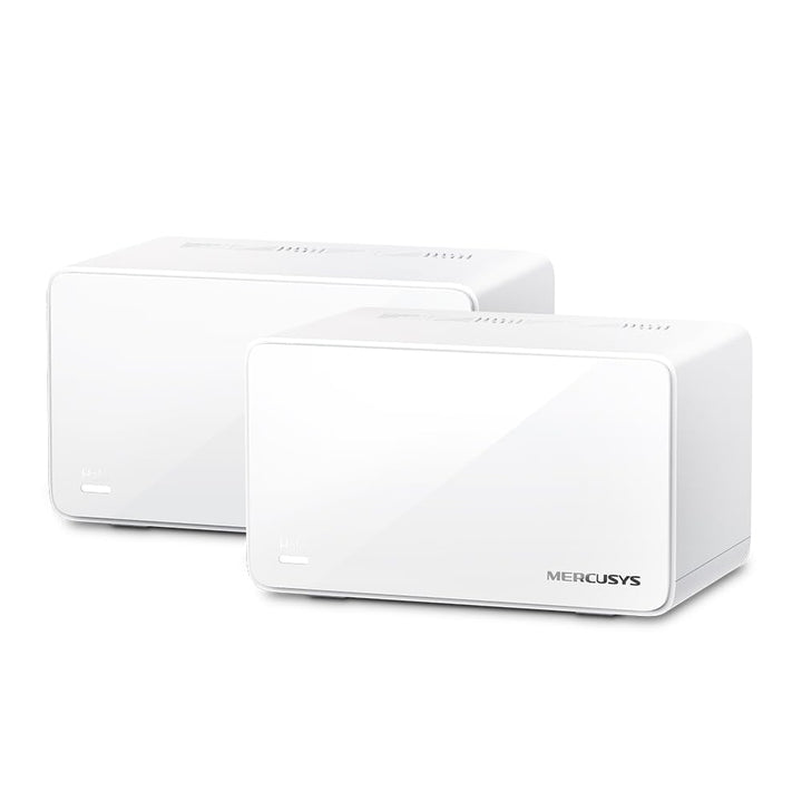 TP-Link Mercusys Halo H90X (2-Pack) WiFi 6 Mesh Router AX6000Mbps, 2,5 Gigabit Port, Kindersicherung