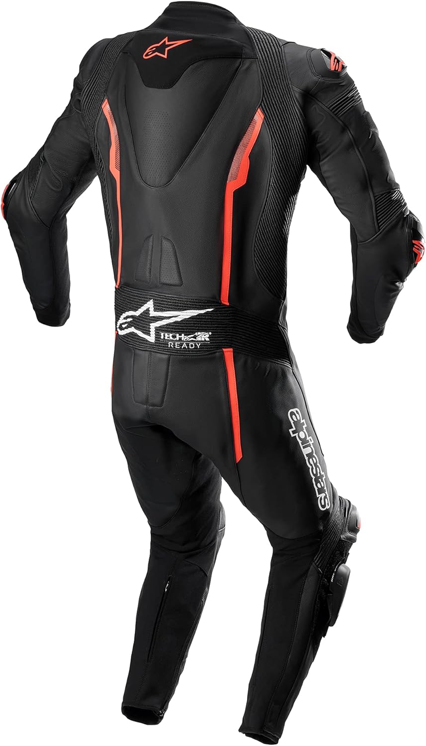 Alpinestars Missile V2 1-Teiler Motorrad Lederkombi, schwarz/rot, 52 52 Black/Red, 52 Black/Red