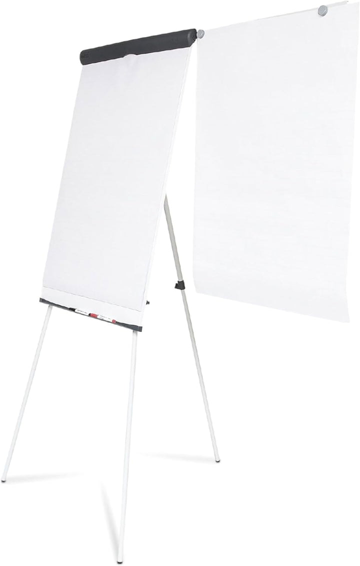 MAUL Flipchart MAULstandard 66x97cm | Magnettafel mit Dreibein Gestell | Magnetisch und höhenverstel