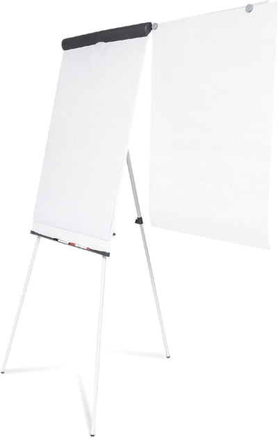 MAUL Flipchart MAULstandard 66x97cm | Magnettafel mit Dreibein Gestell | Magnetisch und höhenverstel