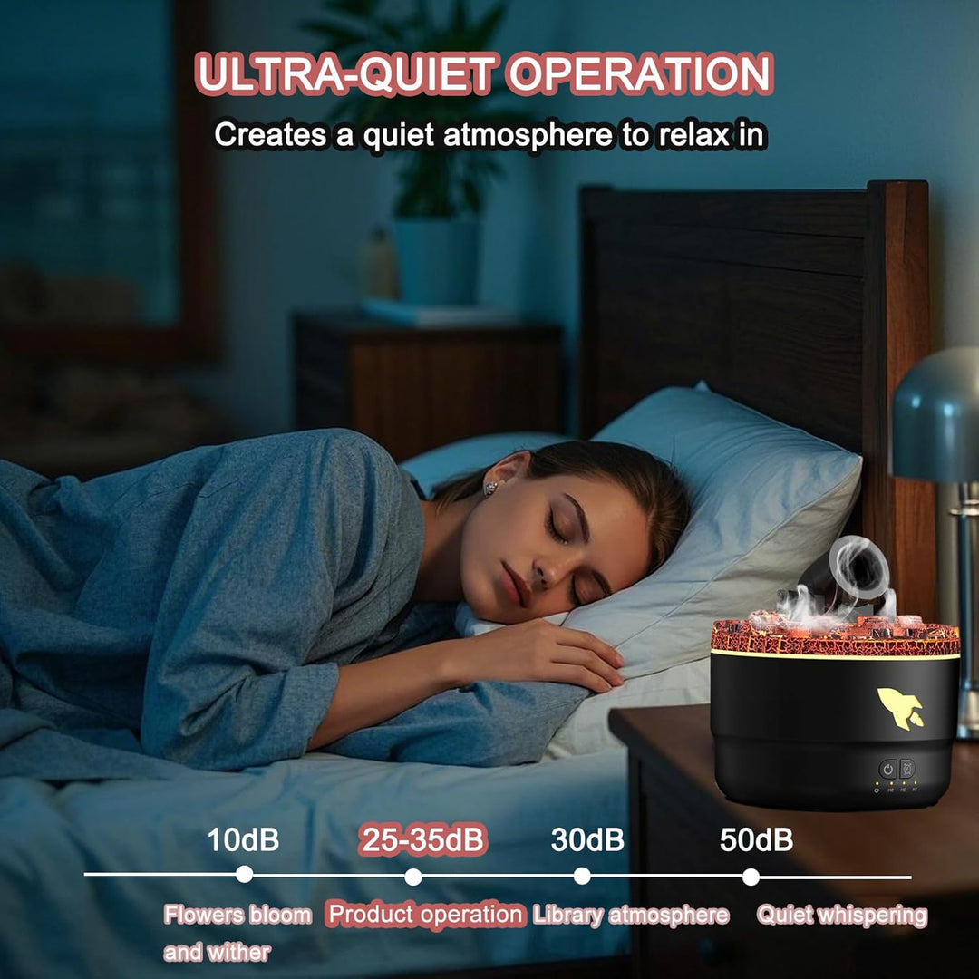 Cannon Blast Aroma Humidifier, Aromatherapie-Luftbefeuchter mit 2 Nebel-Modi, mit Timer für Zuhause