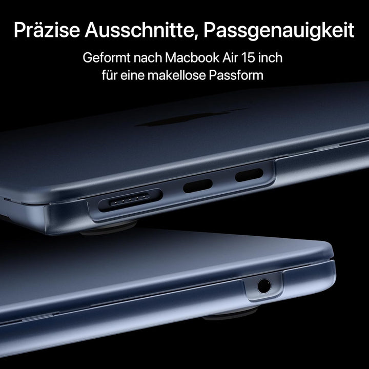 Soonjet Hülle Kompatibel für MacBook Air 15 Zoll Hülle M2 2023 Neu A2941 Farbe Passend Ultradünne Sc