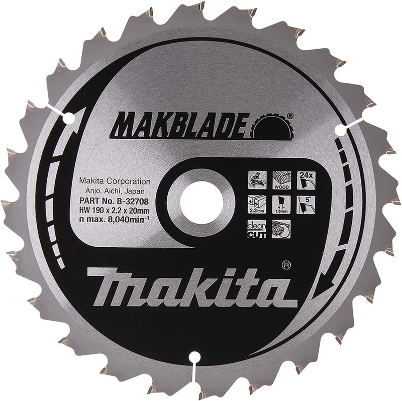 Makita Makblade Saegeblatt, 190 x 20 mm, 24Z, B-32708