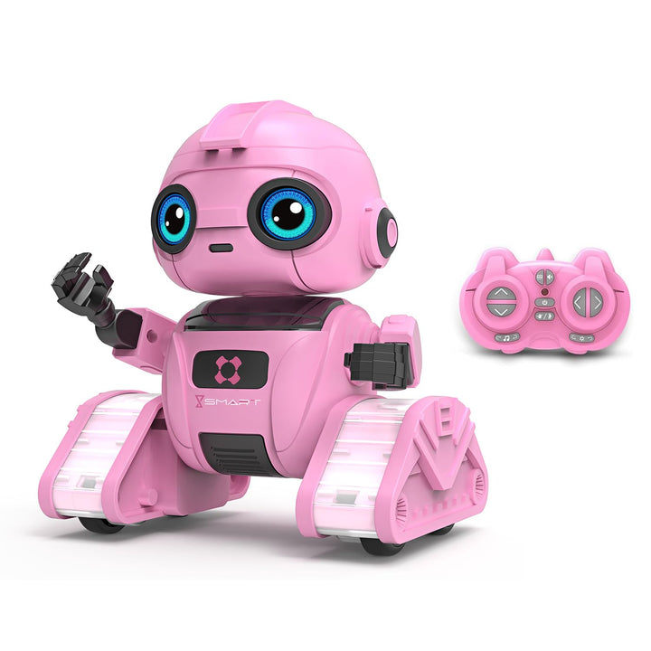 Roboter Spielzeug für Kinder – Wiederaufladbar, LED-Augen und Musik, RC-Roboter mit Gestensensor für