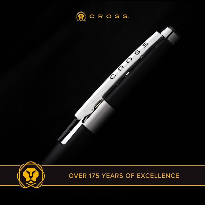 Cross Edge Rollerball (Strichstärke M, Schreibfarbe: schwarz, nachfüllbar, inkl. Premium Geschenkbox