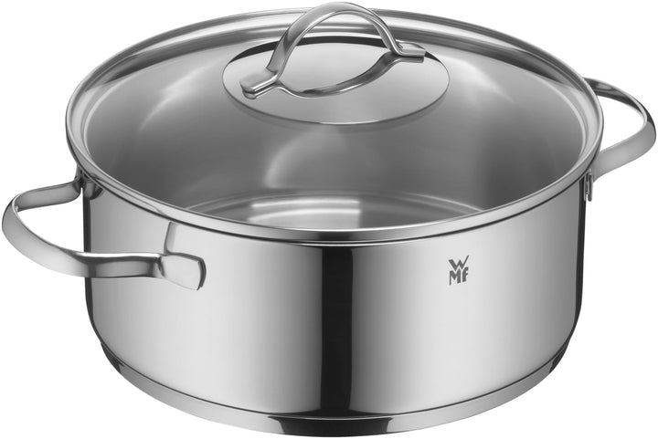 WMF Provence Plus Kochtopf gross 24cm, Glasdeckel, Bratentopf Induktion 4,1l, Cromargan Edelstahl po