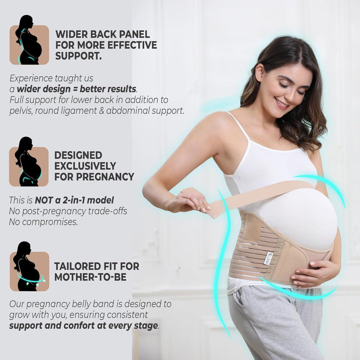 NEOtech Care - Bauchgurt für die Schwangerschaft - stützt Taille, Rücken &amp; Bauch - Schwangerschaftsg