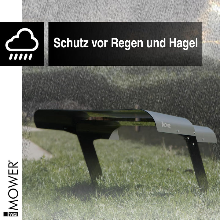 Idea Mower Garage für Mähroboter One2.1, Ambrogio Robot-kompatible Automower-Abdeckung, Überdachung