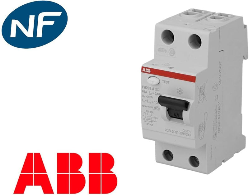 ABB 443051 GSB Differentialschalter zu Schraubklemmen versetzte Typ AC