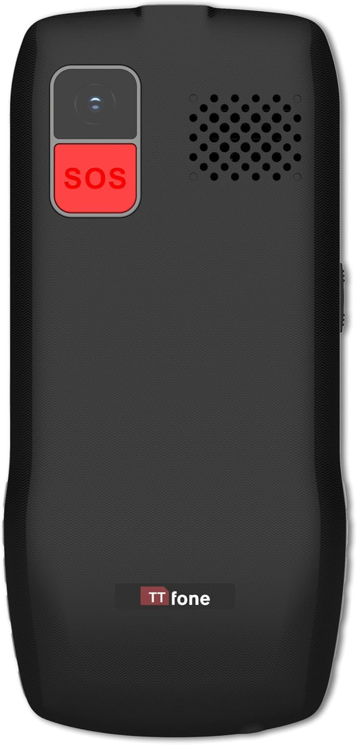 TTfone TT890 4G-Telefon für Senioren, Mobiltelefon mit grossen Tasten, einfach zu bedienen, mit Notf