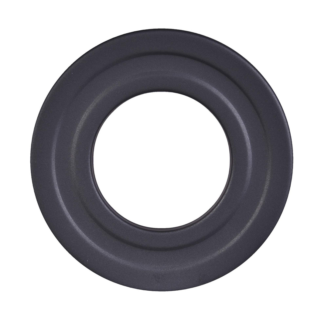 FIREFIX R100/R Rosette für Pelletofenrohr aus 1,2 mm starken Stahl, passend für 100 mm Durchmesser,