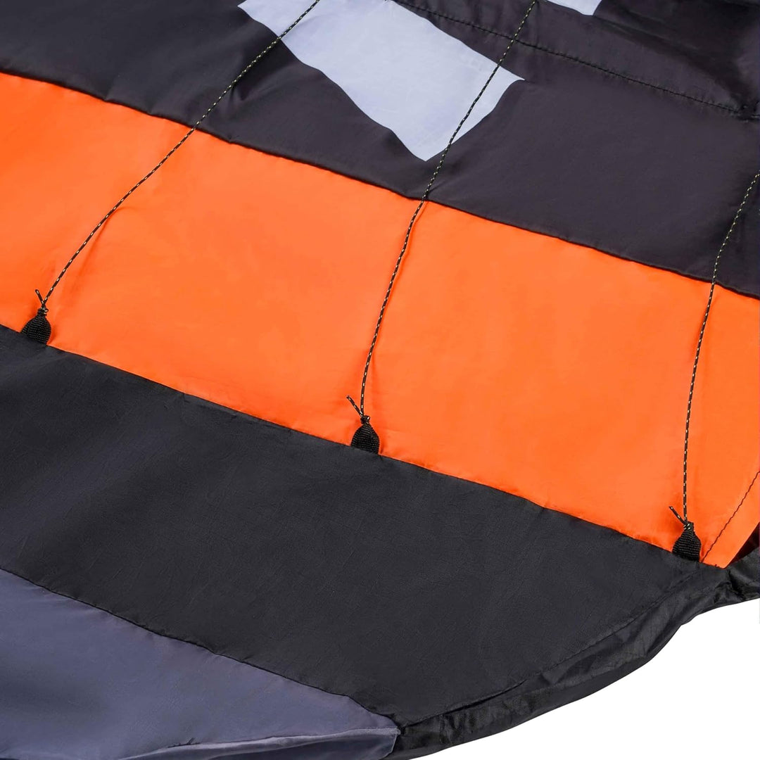 Wolkenstürmer® Paraflex Trainer 3-Leiner Lenkmatte 2.3 schwarz/orange - „Ready to Fly“ Kite Drachen