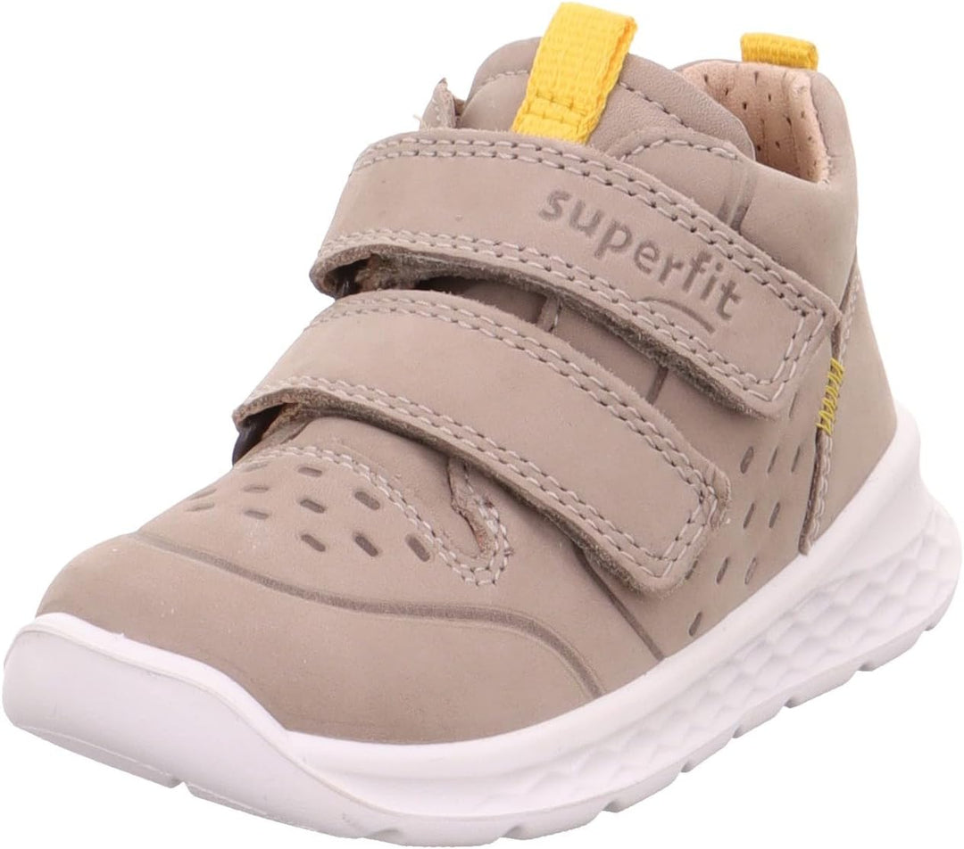 Superfit Unisex Baby Breeze Lauflernschuhe 22 EU Beige Gelb 4000, 22 EU Beige Gelb 4000