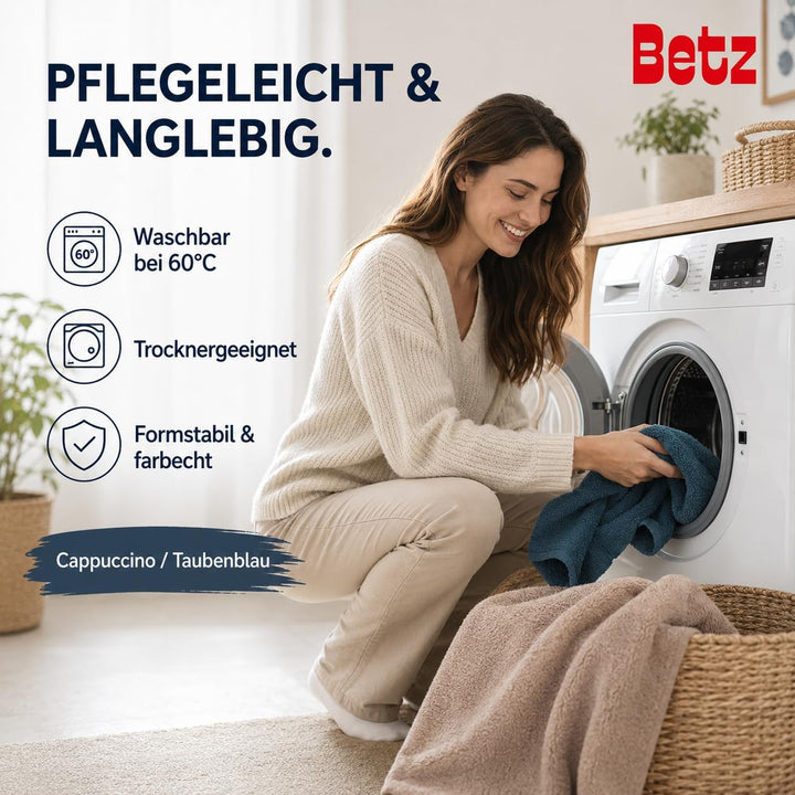 Betz 12 TLG. Handtuch Set Berlin 100% Baumwolle 2 Liegetücher 4 Handtücher 2 Gästetücher 2 Seiflappe