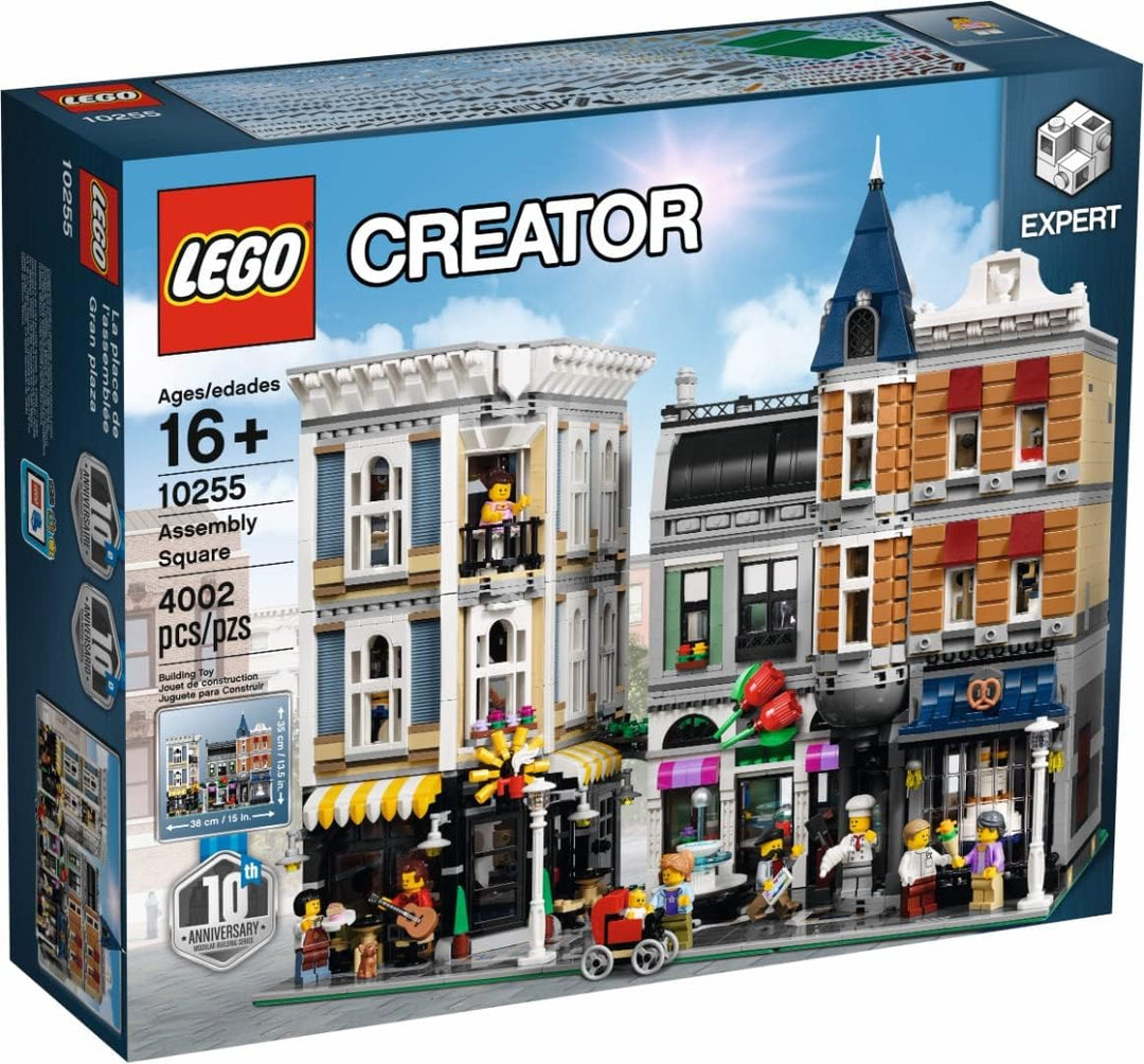 Lichtsatz für den Creator-Experten Die Montage-Square-Bausteine-Modell -Kompatible mit Lego 10255 (n