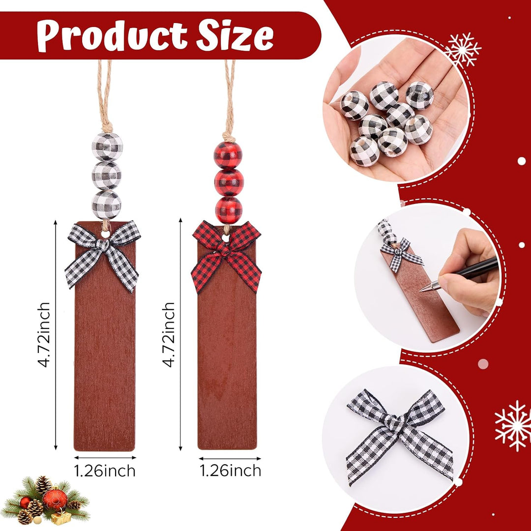 Weihnachtsstrümpfe, Kamin, Weihnachtsbaumschmuck, Ornamente für Urlaub, Familie, Freunde (weiss-rot,