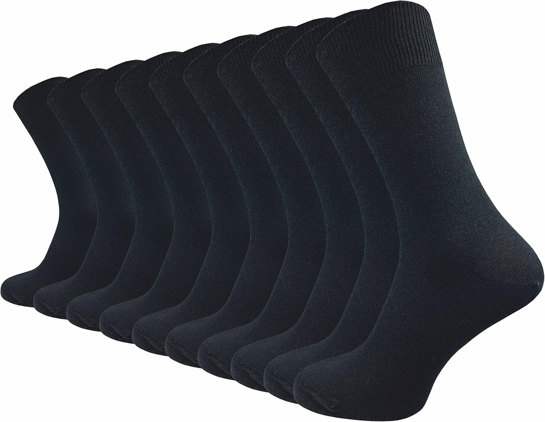 GAWILO Socken aus 100% Baumwolle (10 Paar) | Ohne drückende Naht, mit venenfreundlichem Komfortbund