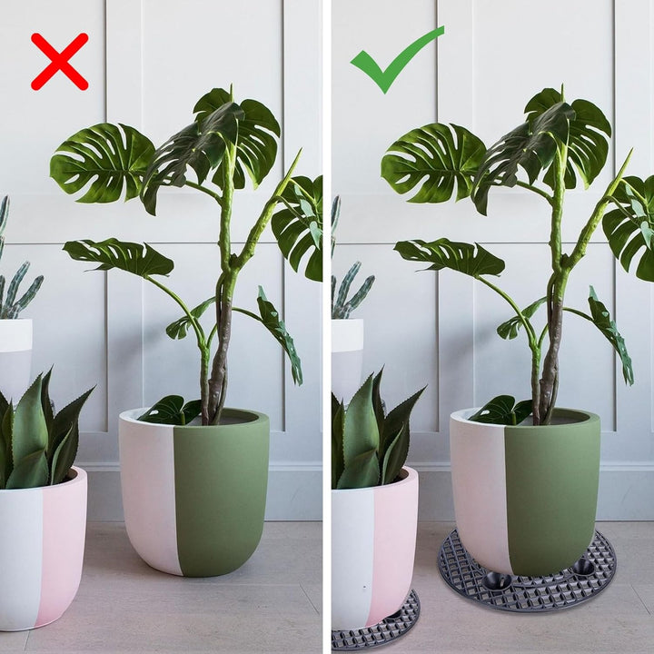 mumisuto Topfpflanzen Ständer, 6 Stück Blumentopf Ständer Pflanzenständer Grosser Pflanzgefässhalter