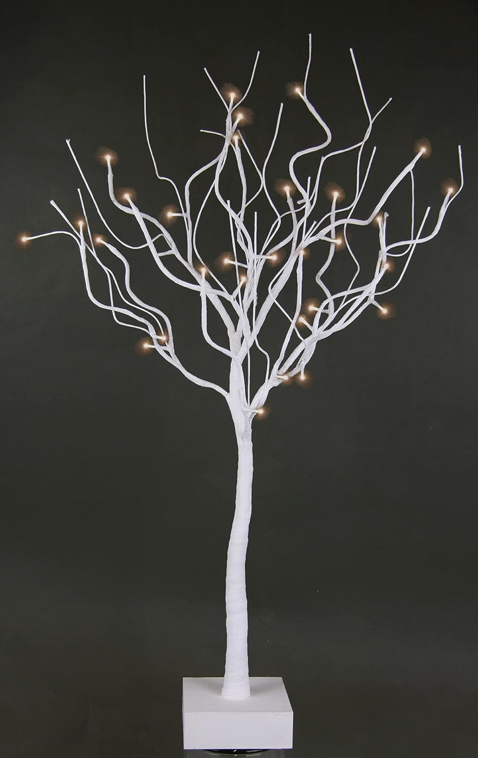 LED-Dekobaum mit Holzfuss Lichterbaum Lichterbäumchen X-Mas Dekobaum Christbäumchen Weihnachtsbäumch