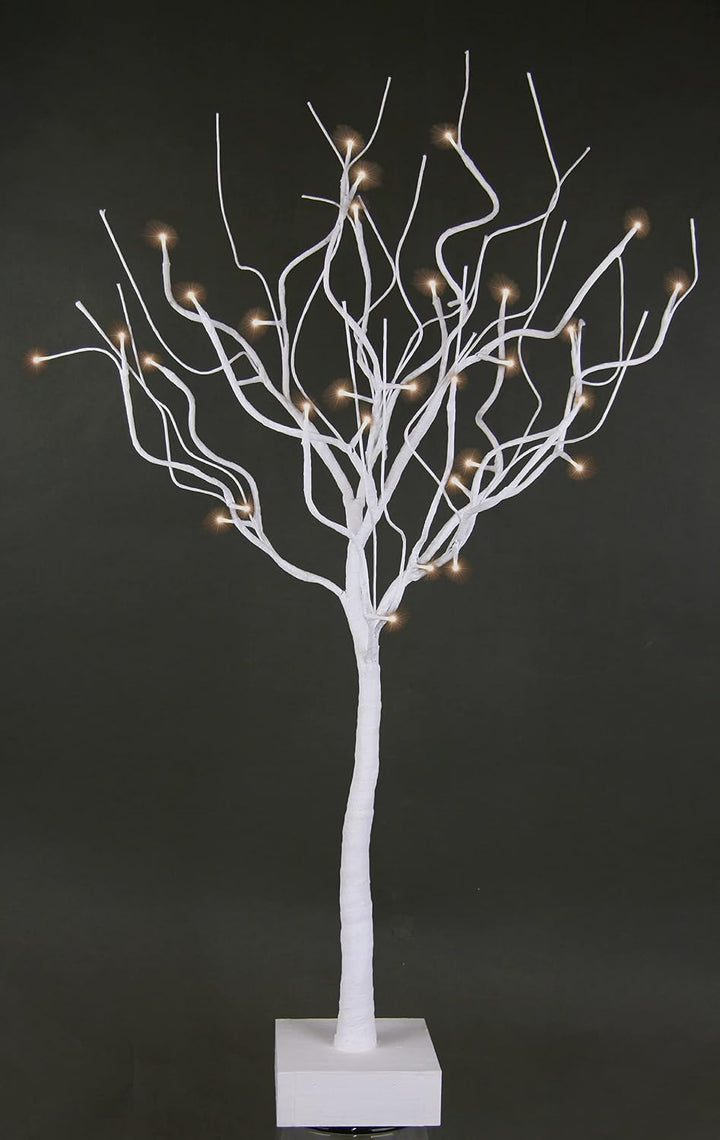 LED-Dekobaum mit Holzfuss Lichterbaum Lichterbäumchen X-Mas Dekobaum Christbäumchen Weihnachtsbäumch