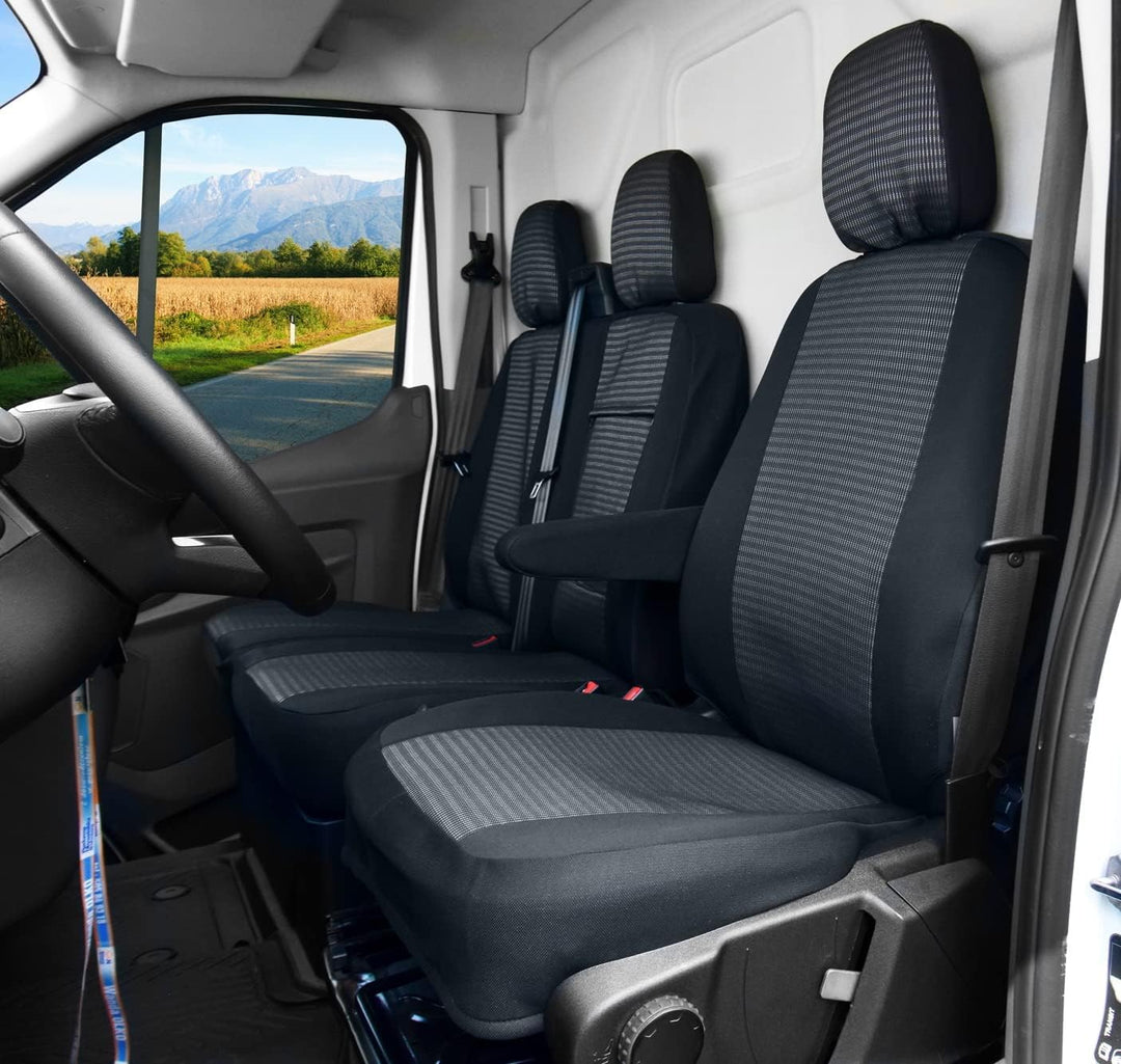 Sitzbezüge Hero Passgenau geeignet für Ford Transit Custom ab 2012-1+2