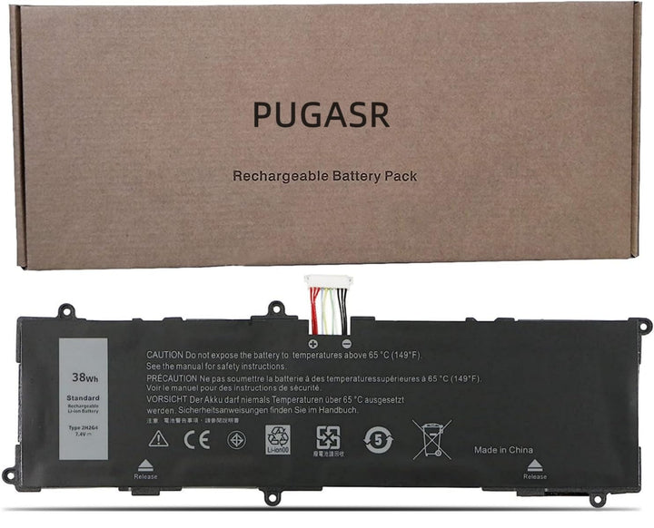 PUGASR 2H2G4 Laptop Akku Kompatibel mit Dell Venue 11 Pro 7140 Series HFRC3 21CP5/63/105 2217-2548 7