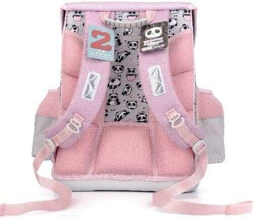 SCOOLSTAR Panda Schulranzen Mädchen 1 Klasse Tornister Schulrucksack Schultasche Set 3 teilig inkl.