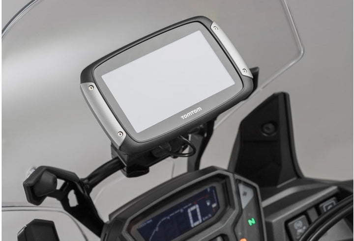 SW-MOTECH Navi-Halter an Rohr Ø 10/12 mm Schwarz