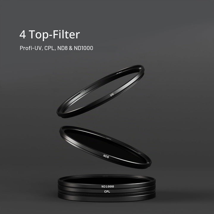 Urth 55mm Magnetisches UV, Polfilter (CPL), ND8, ND1000 Filter Kit (Plus+), 55mm magnetisch