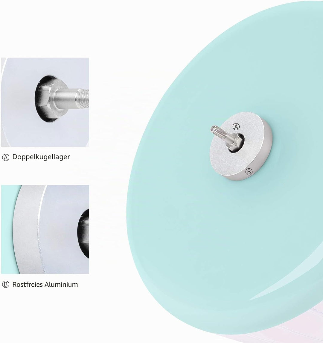 Niteangel Super-leise Hamsterräder - Leise Spinner-Hamsterräder mit verstellbarem Ständer für Zwergh