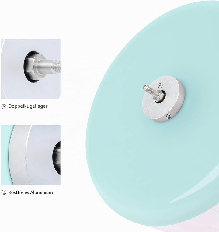 Niteangel Super-leise Hamsterräder - Leise Spinner-Hamsterräder mit verstellbarem Ständer für Zwergh