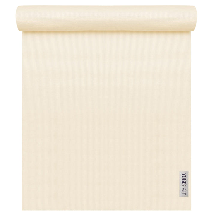 Yogistar Yogamatte Basic - rutschfest - 23 Farben Cocos White