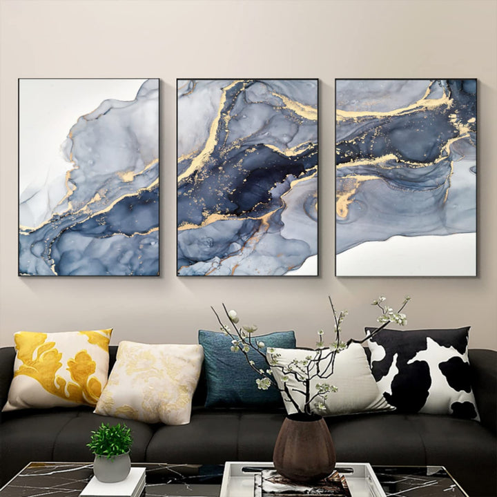 WADBTP Islamische Leinwand Bilder,Islamic Leinwand Malerei,Marble Background Allah Islamic Arabic Ca