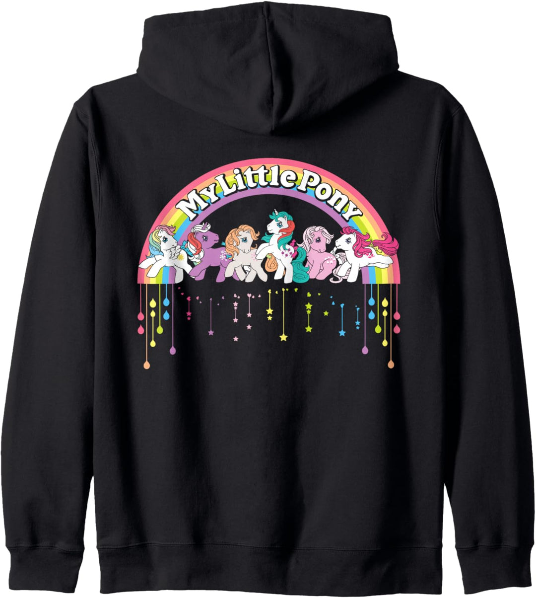 Mein kleines Pony-Logo im Retro-Look Kapuzenjacke